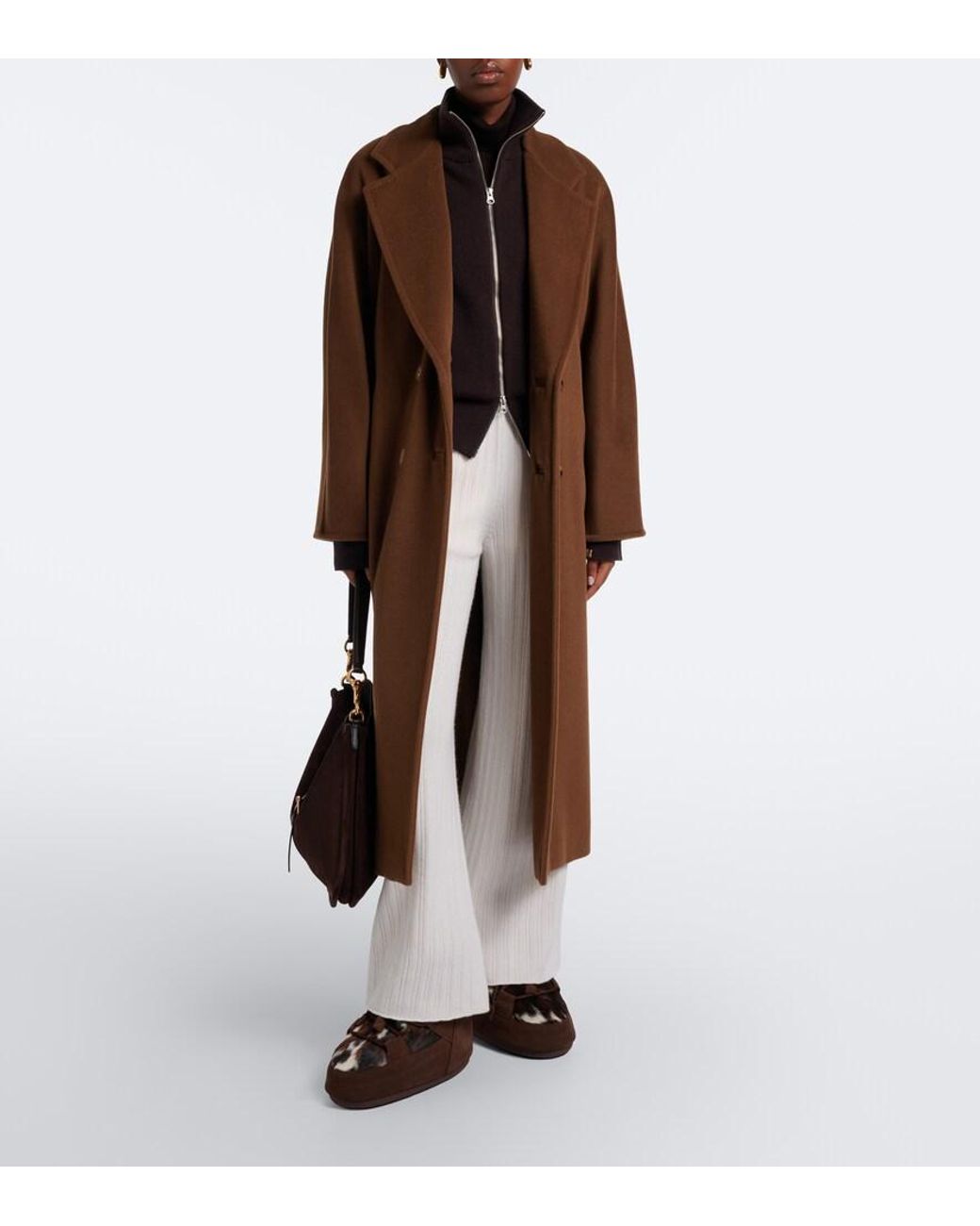 Moon Boot Brown Icon Calf Hair Snow Boots