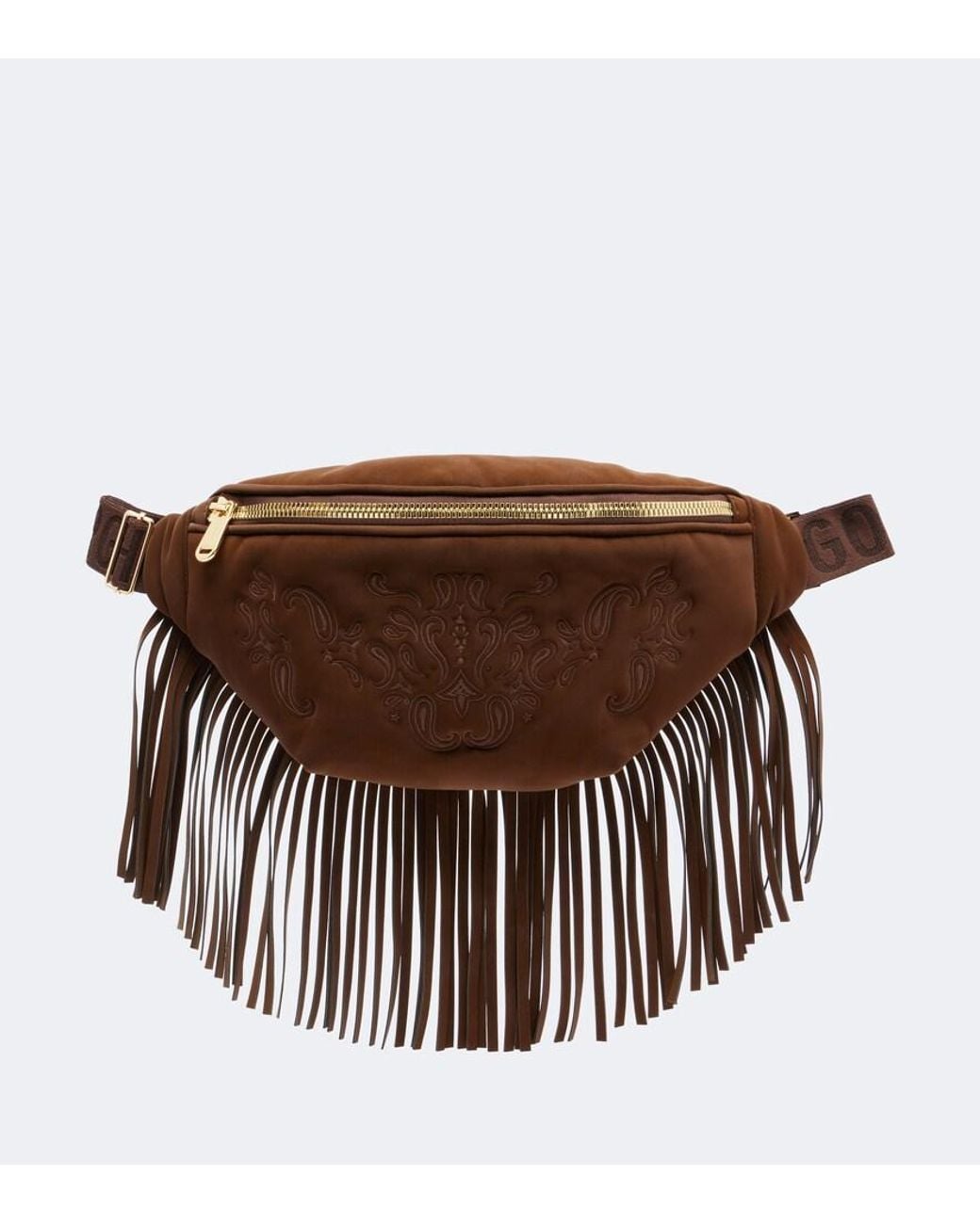 Goldbergh Brown Hina Fringed Belt Bag