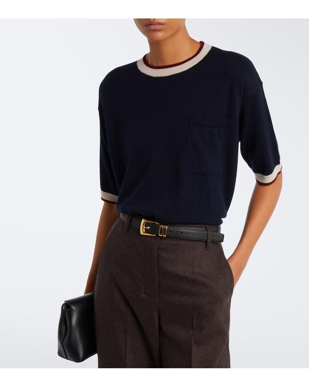 Max Mara Blue Wool Sweater
