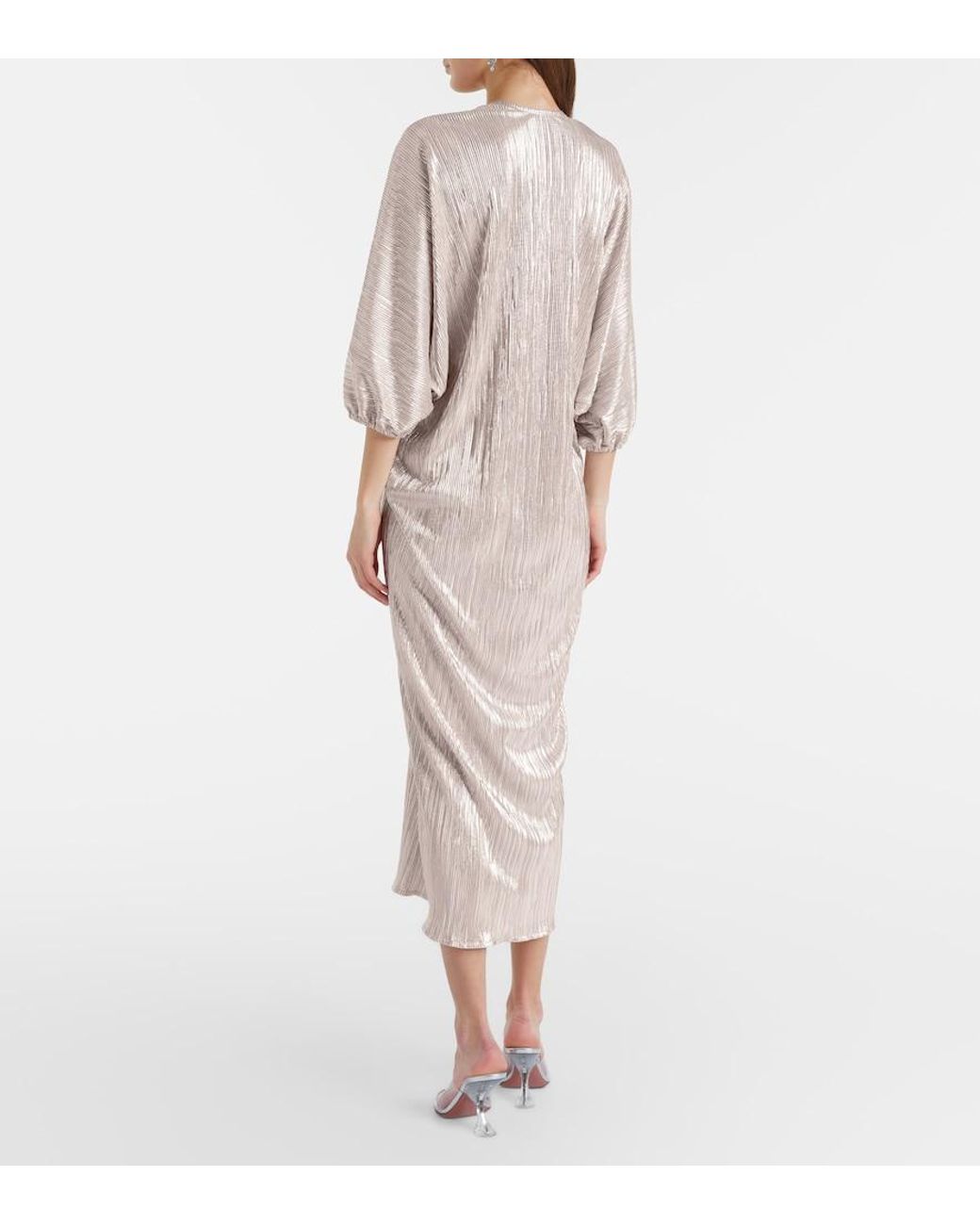 Adriana Degreas Pink Gathered Kaftan