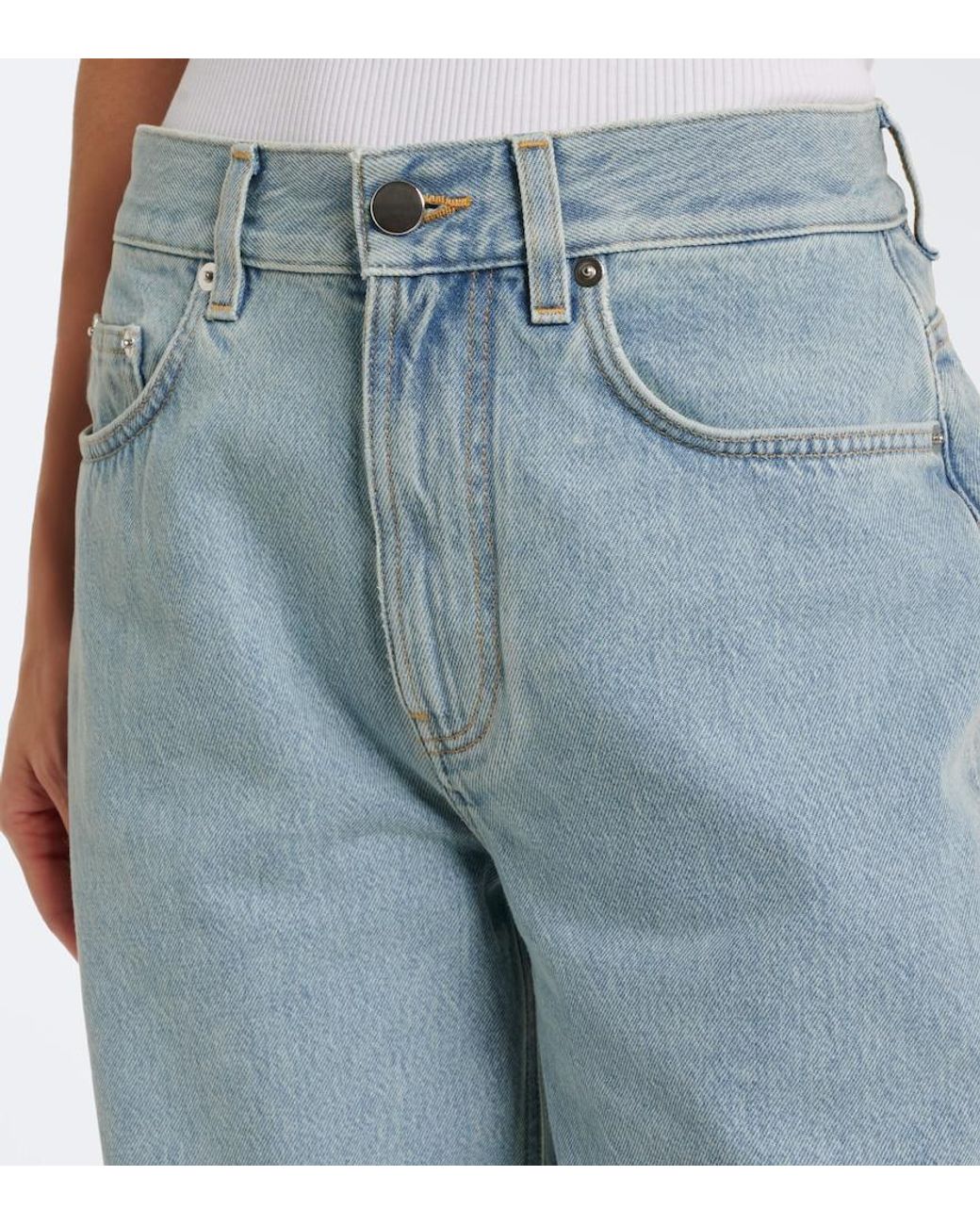 Loulou de Saison Blue Samur Straight Jeans