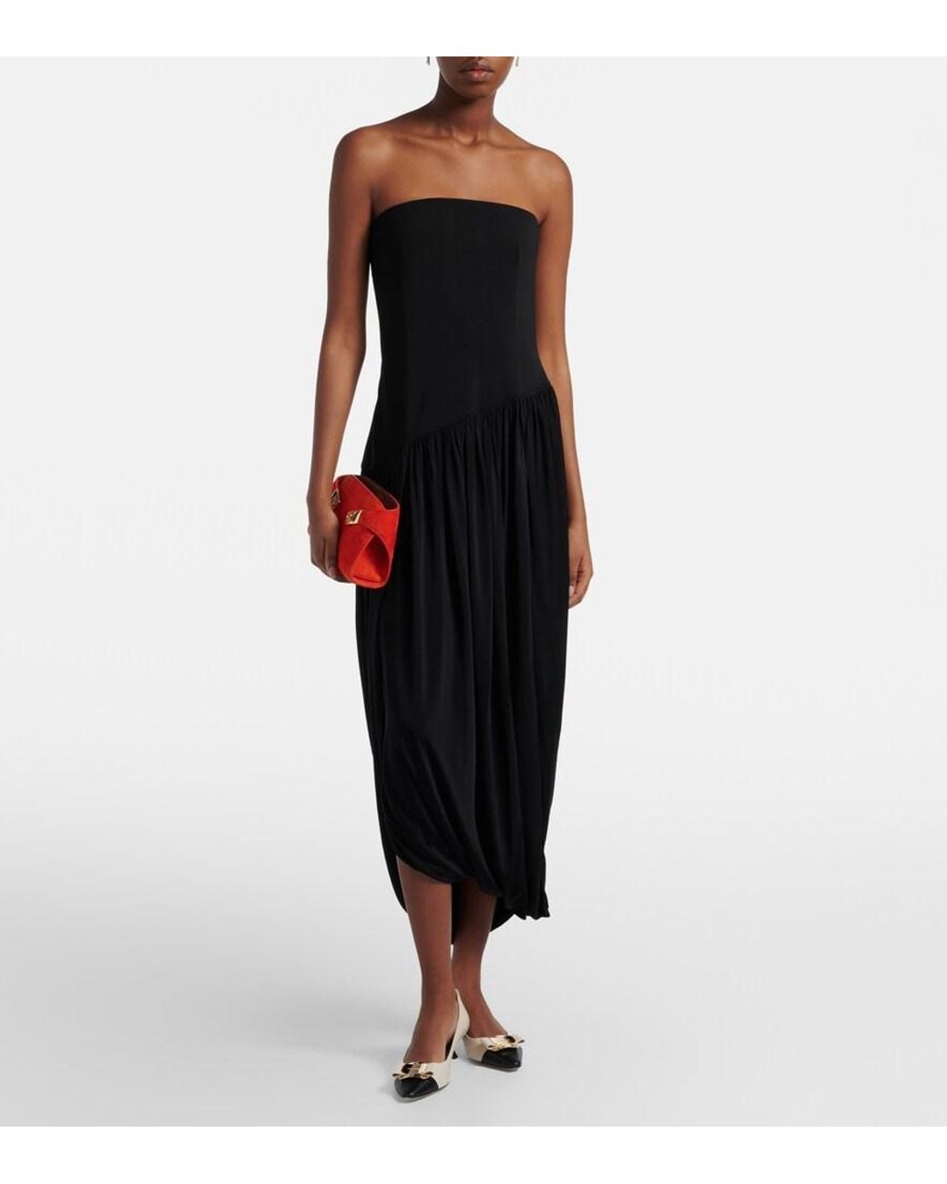 Ferragamo Red Hug Mini Suede Crossbody Bag