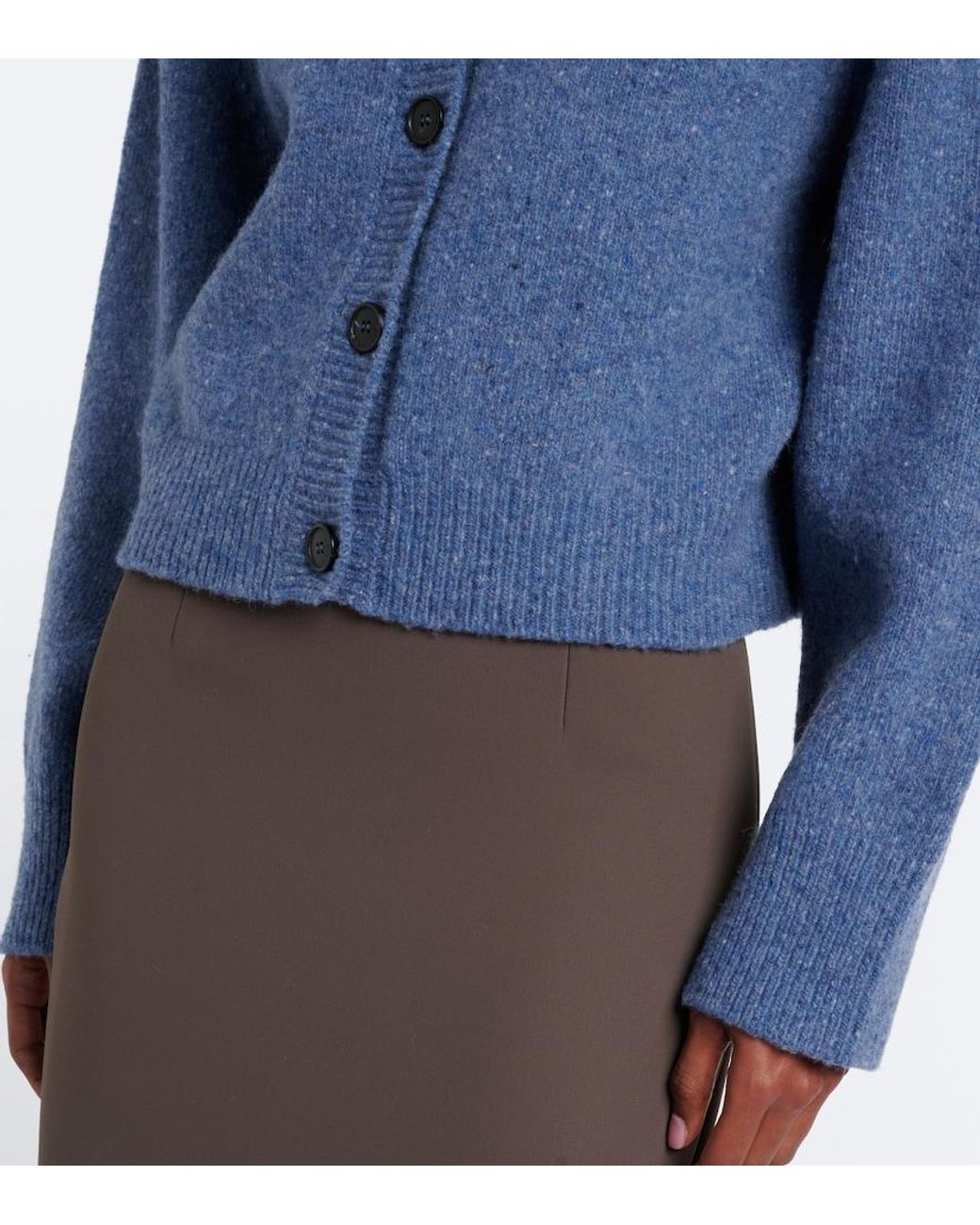 Rohe Blue Wool Cardigan