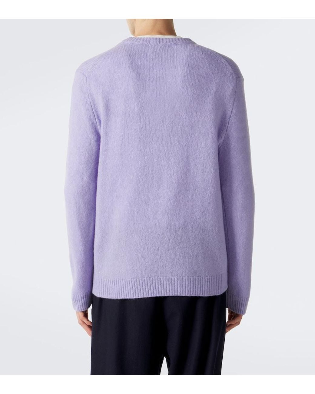 Lisa Yang Purple Baxter Cashmere And Silk Sweater for men