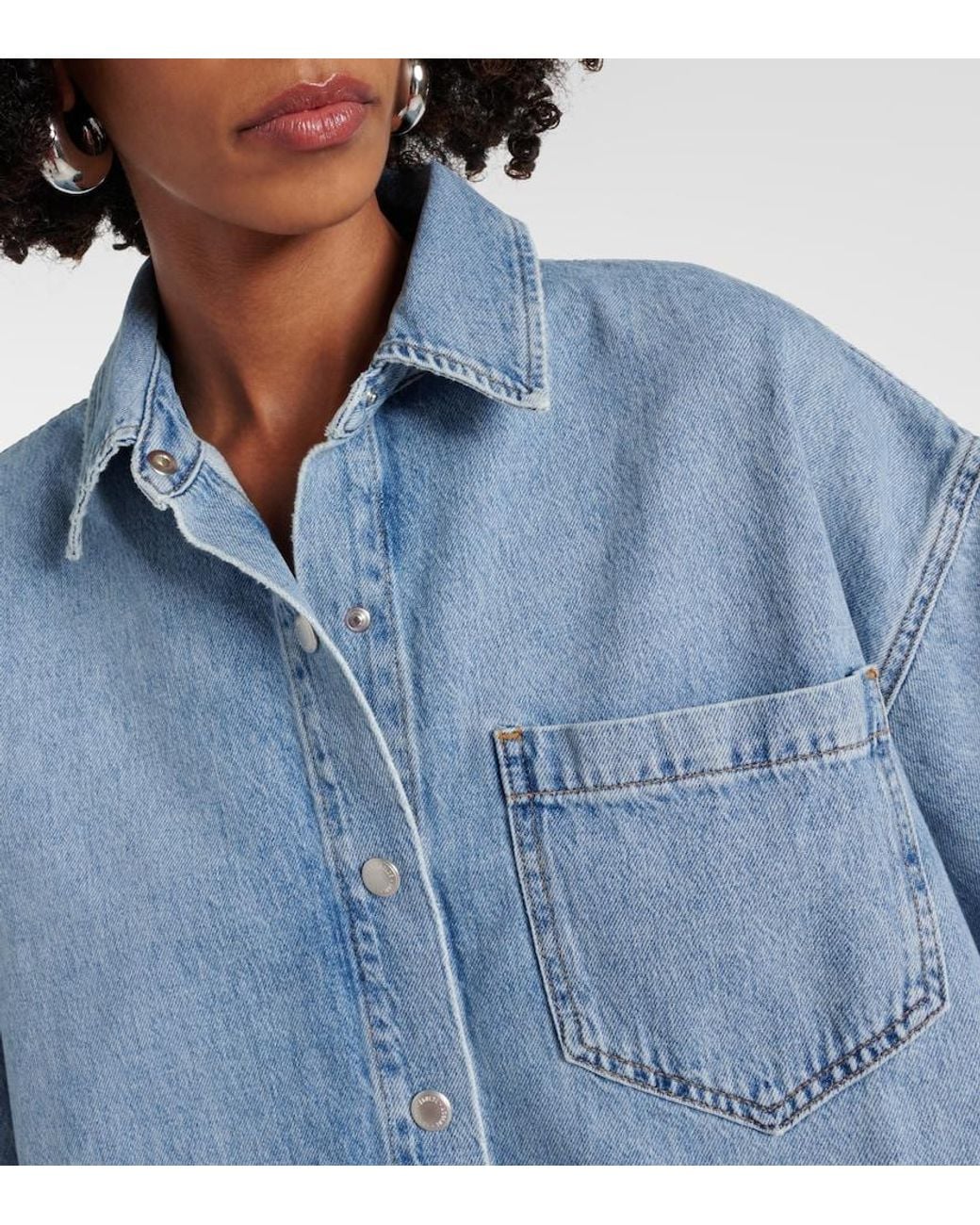 Agolde Blue Rona Box Shirt