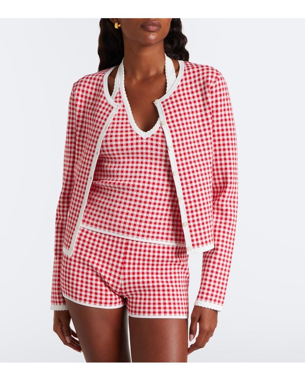 Posse Red Micah Gingham Shorts