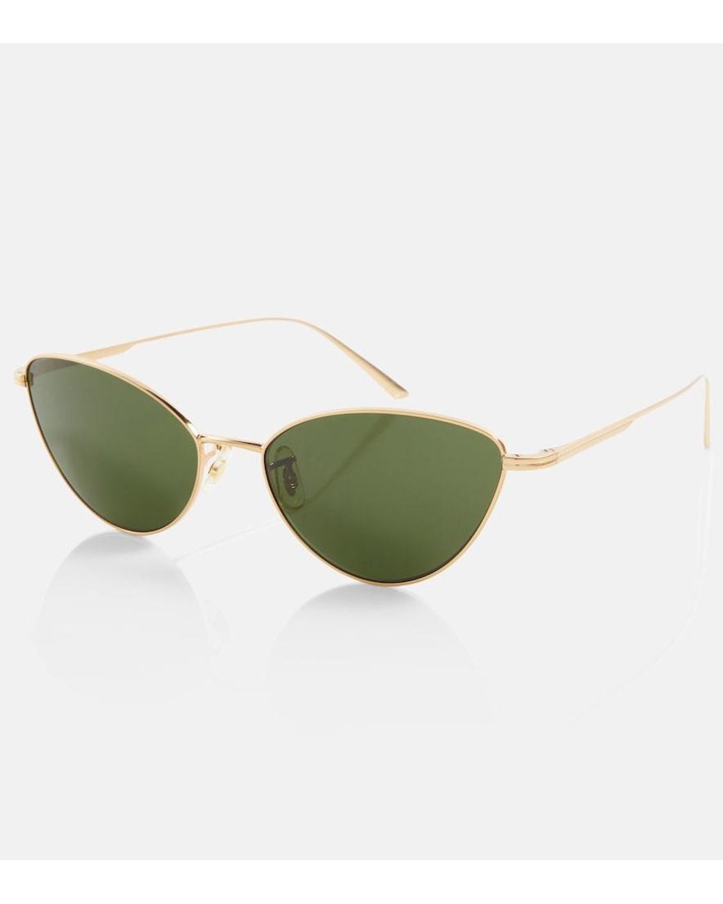 Khaite Green X Oliver Peoples 1998C Cat-Eye Sunglasses