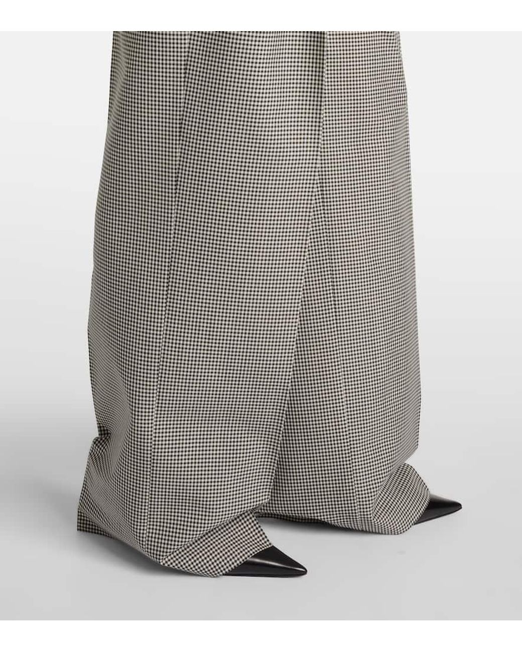 Rohe Gray Weite Hose Aus Einem Wollgemisch