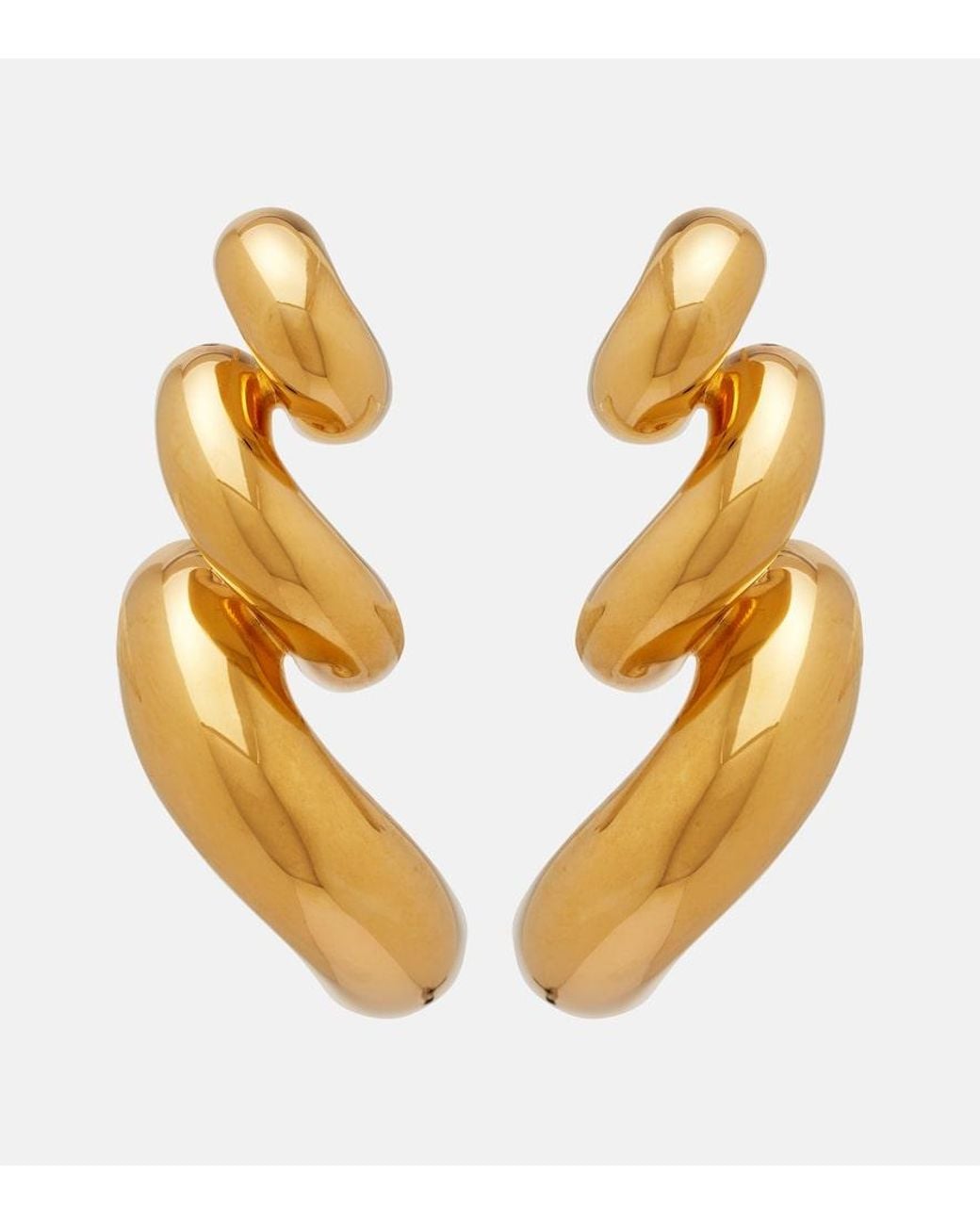Alaïa Metallic Torsion Earrings