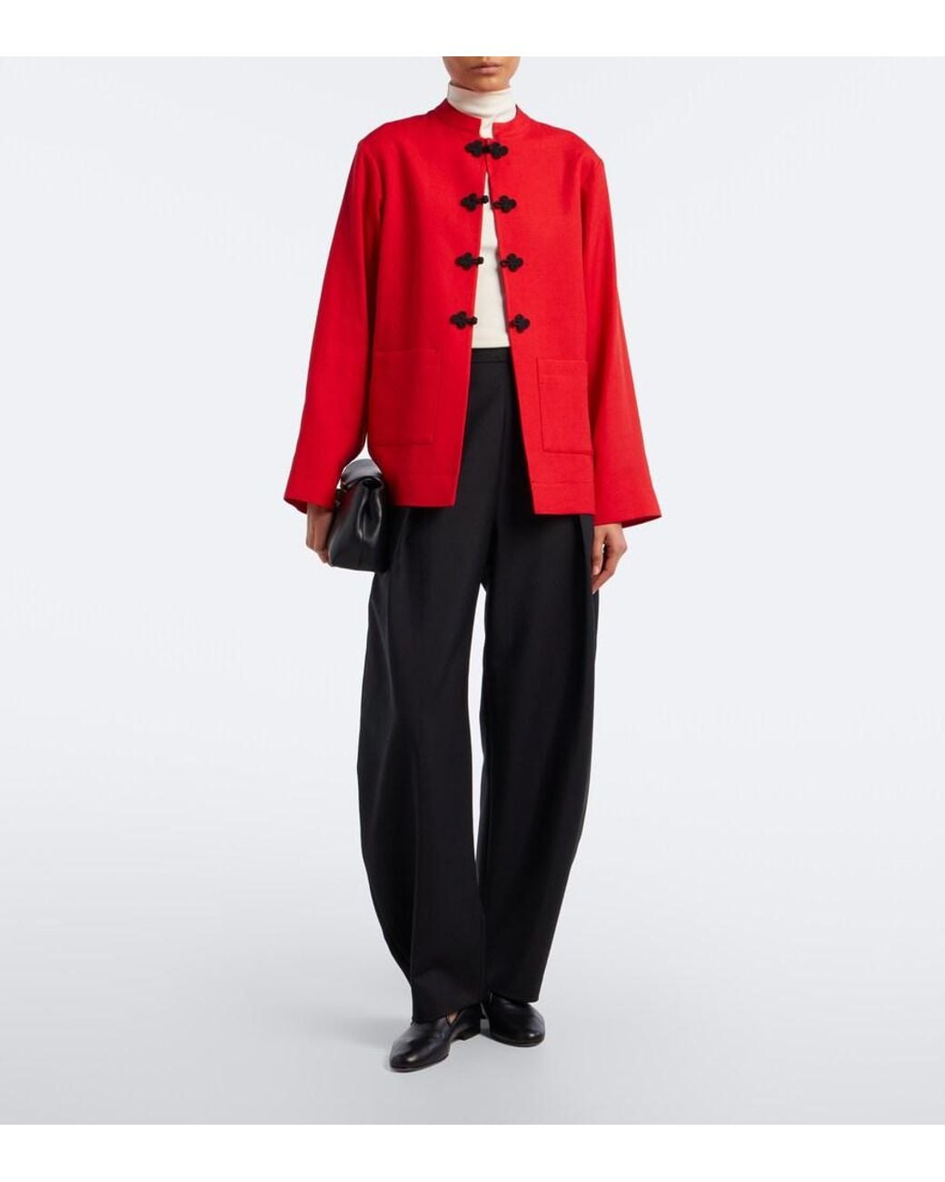 Rohe Red Single-Breasted Jacket