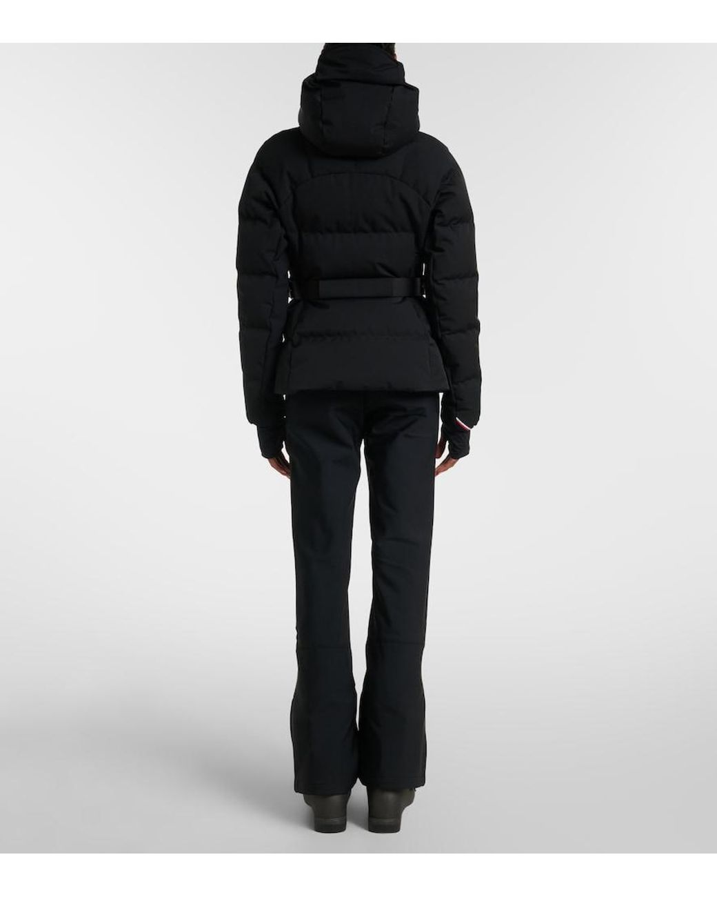 Moncler Black Guyane Hooded Down Ski Jacket