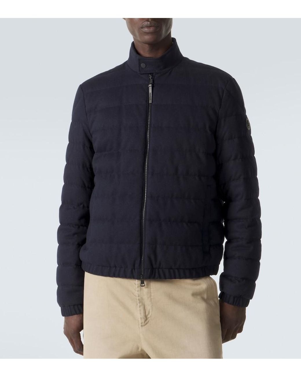 Moncler Blue Luray Down Jacket for men