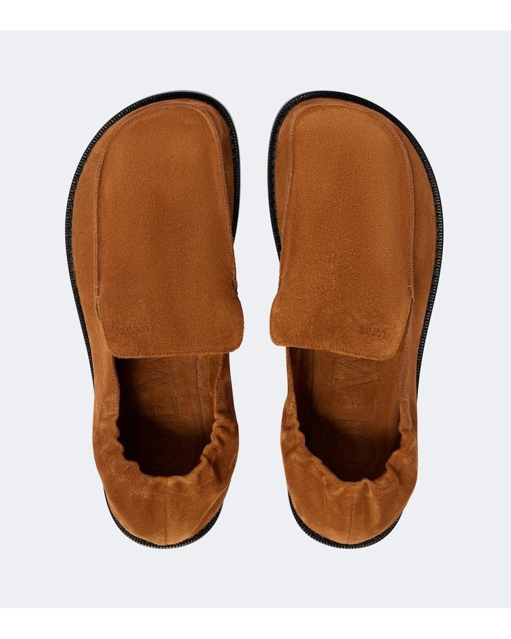 Mocassini Flex di Loewe in Brown da Uomo