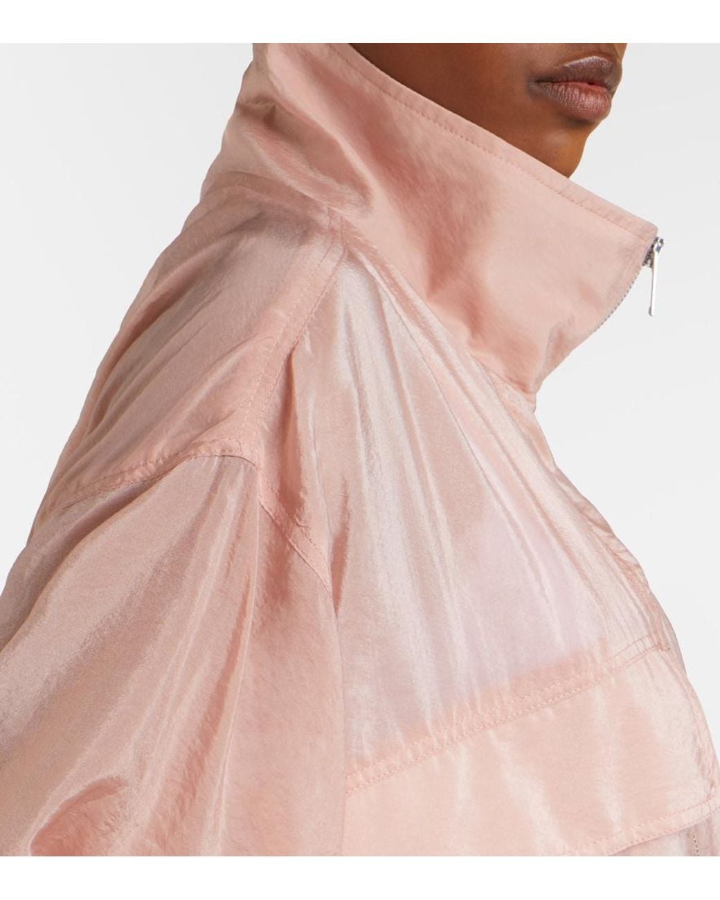 Frankie Shop Pink Drea Bomber Jacket