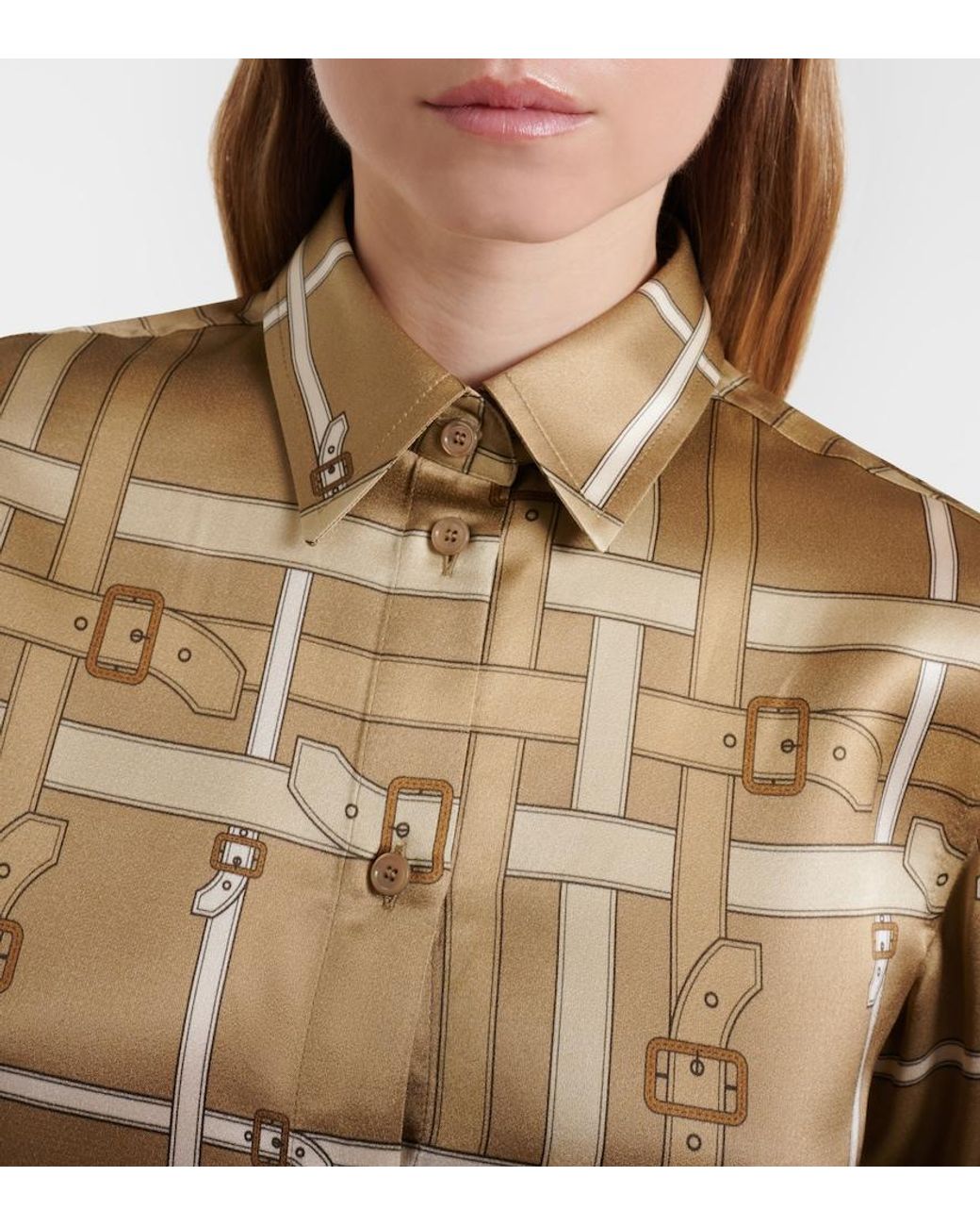 Camicia Emma di Burberry in Natural