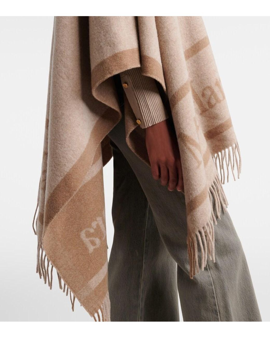 Max Mara Purple Schal Aus Wolle