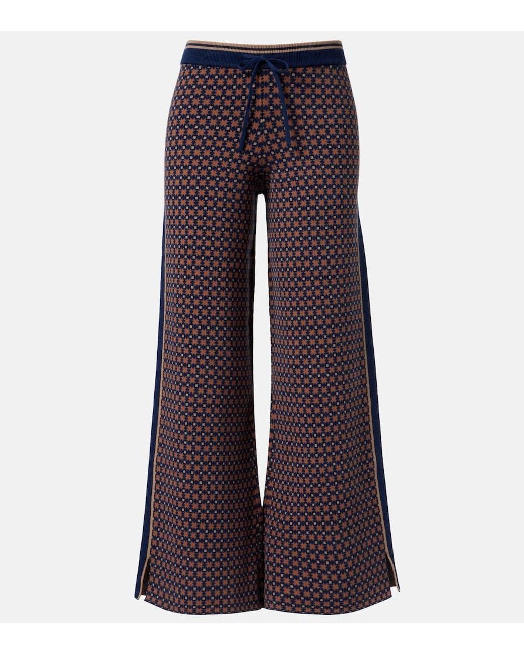 The Upside Purple Lumiere Juniper Cotton-Blend Sweatpants