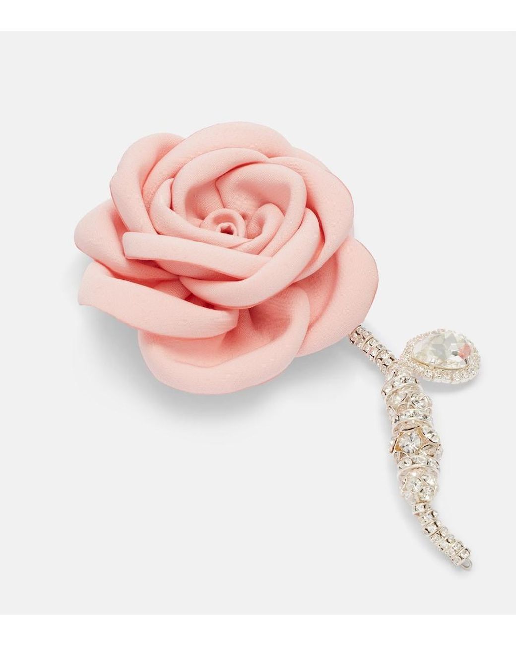 Magda Butrym Pink Embellished-Plated Single Earring