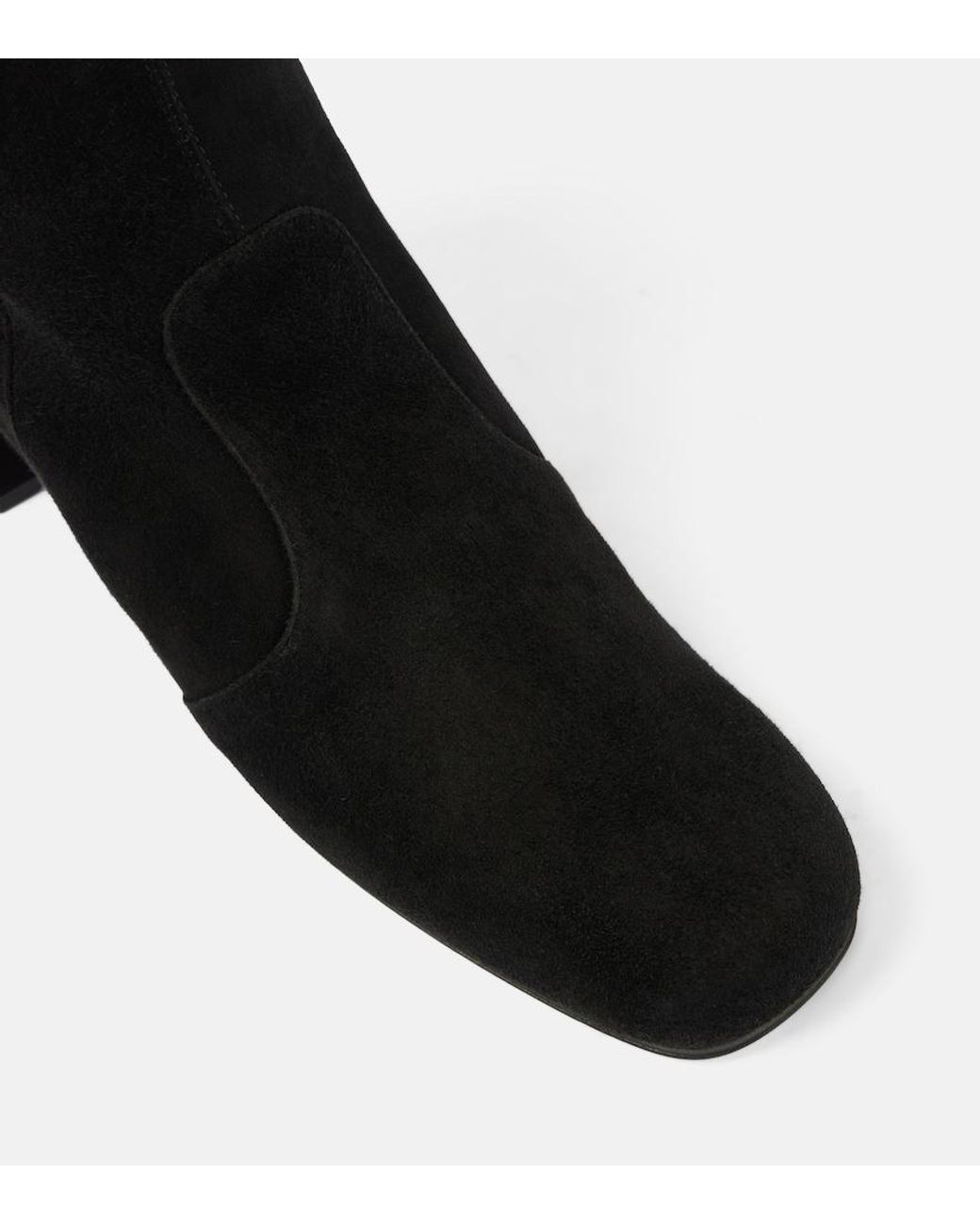 Roger Vivier Black Tres Vivier 45 Suede Ankle Boots