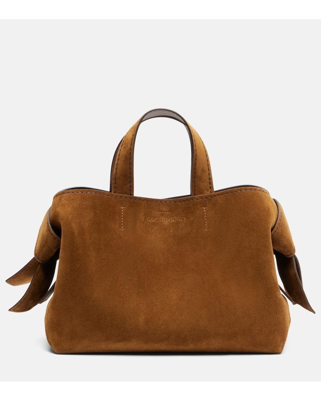 Acne Brown Musubi Suede Tote Bag