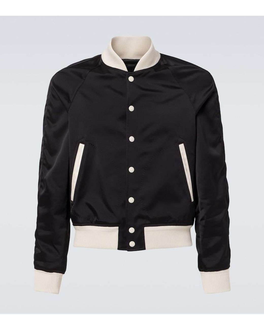 Tom Ford Black Satin Blouson for men