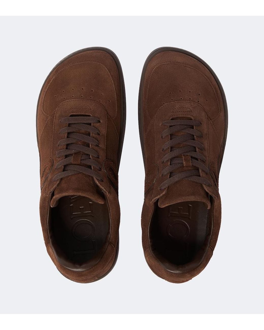 Loewe Brown Jambo Suede Sneakers for men