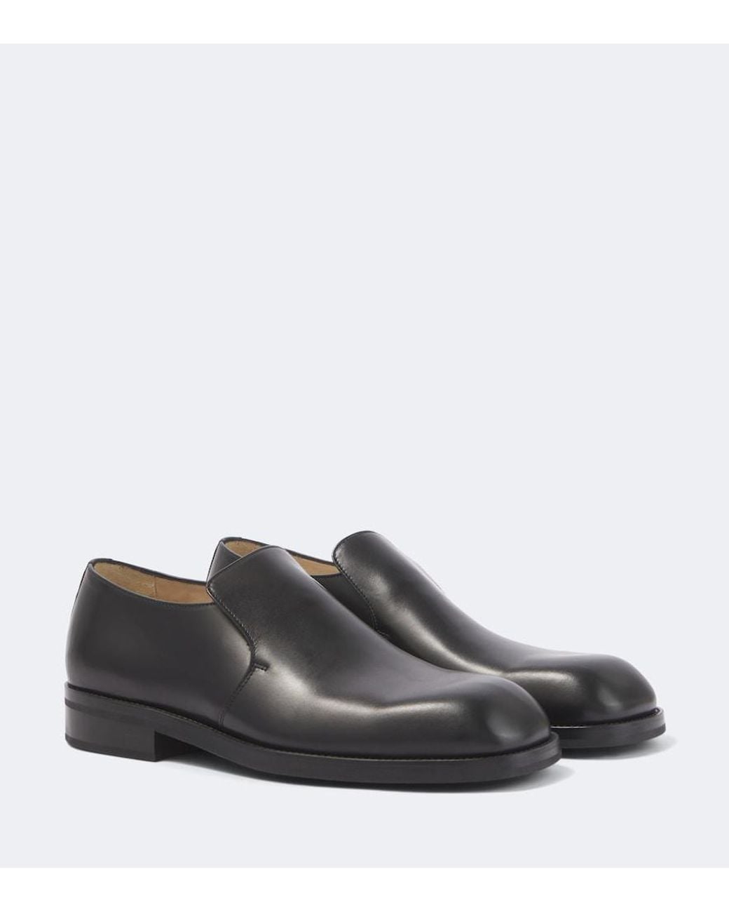 Lemaire Gray Leather Slip-On Shoes for men