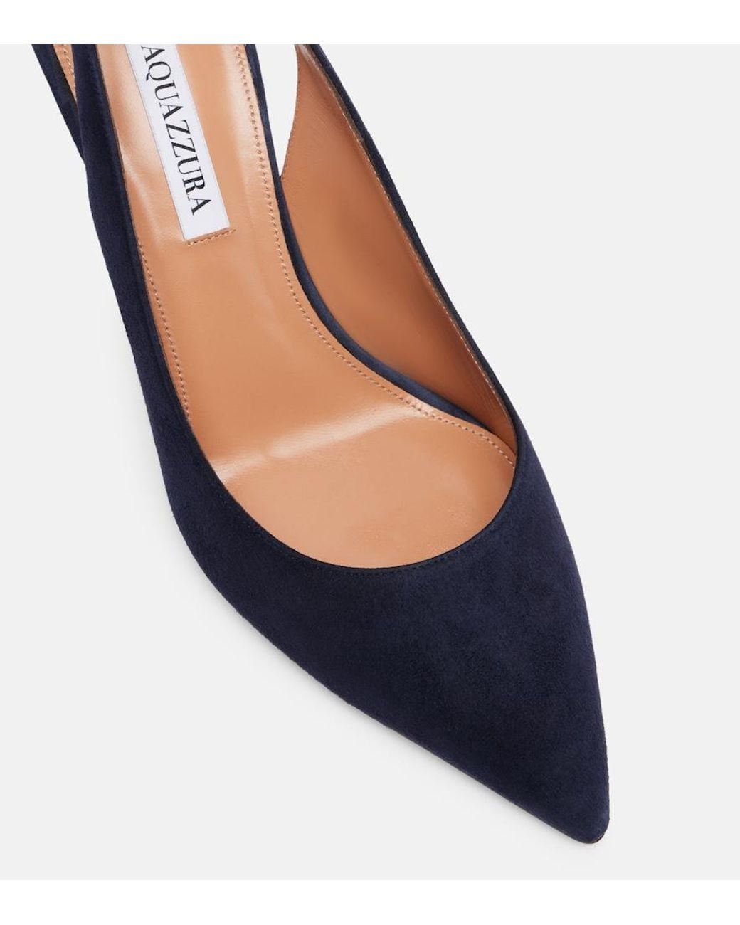 Aquazzura Blue Bow Tie 85 Pumps