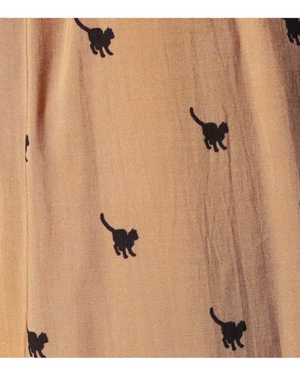 Undercover Natural Printed Drawstring Pants