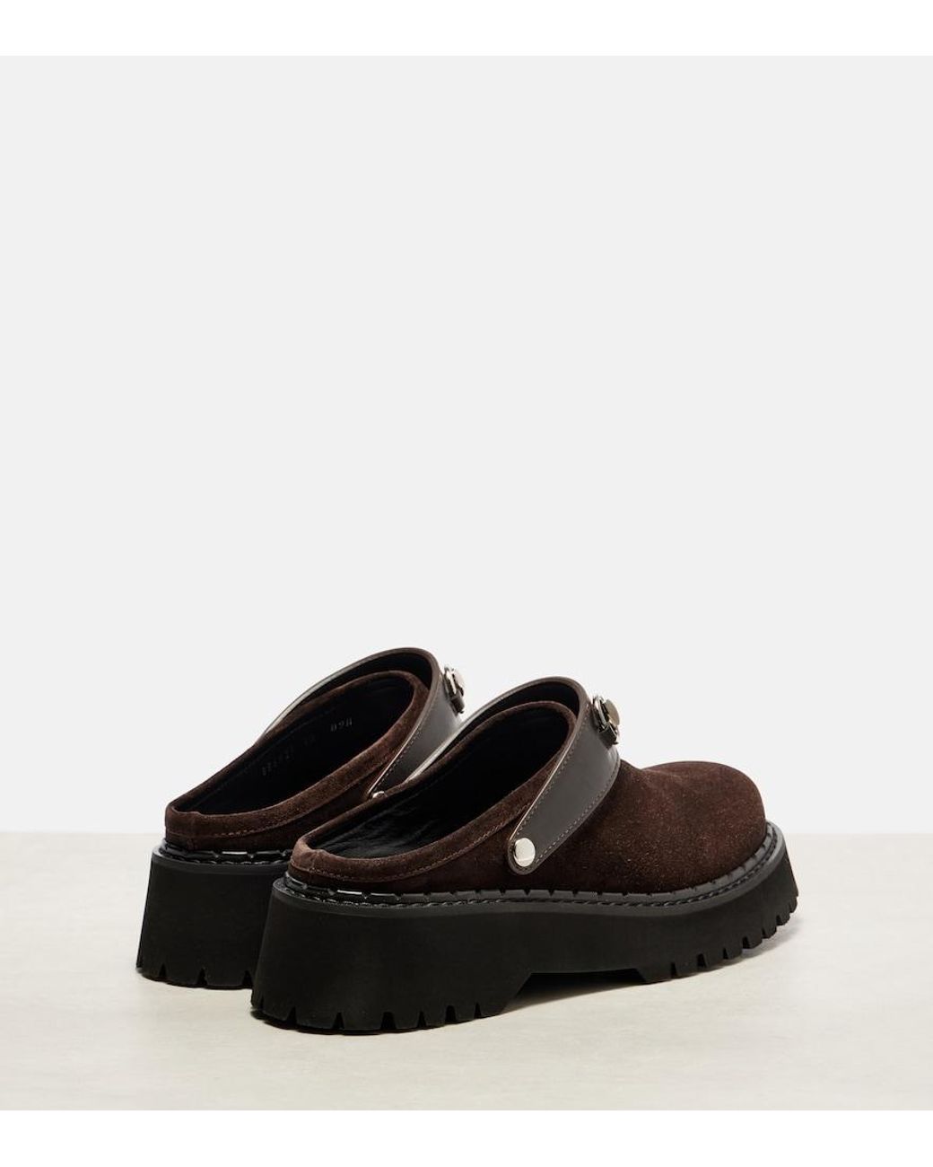 Gucci Brown Horsebit Suede Mules