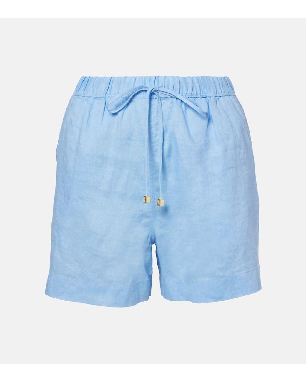 Heidi Klein Blue Linen Shorts