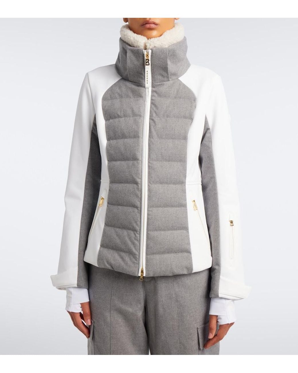 Bogner Gray Linn Down Ski Jacket
