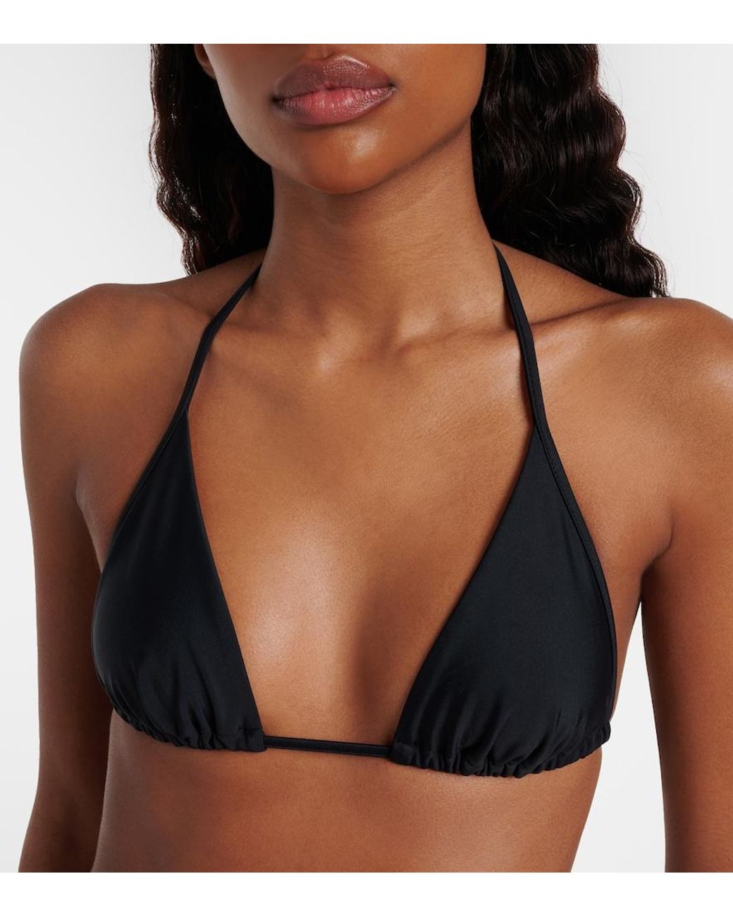 J.W. Anderson Black Halterneck Bikini Top