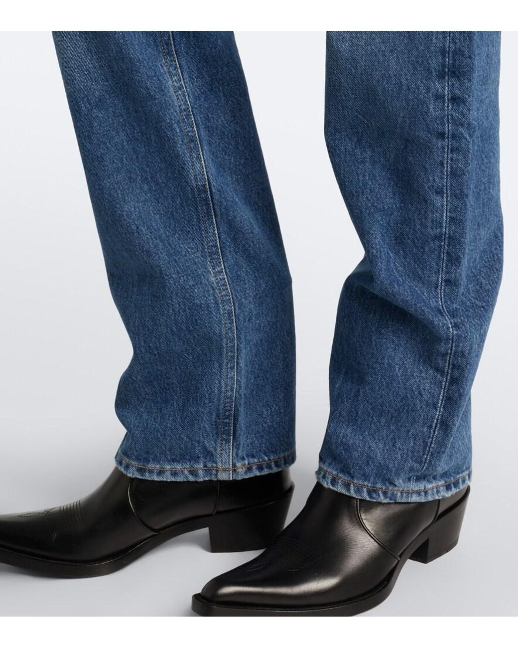 Agolde Blue '90S Straight Jeans