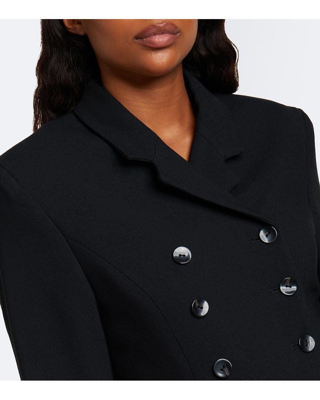TOVE Black Hero Double-Breasted Jacket