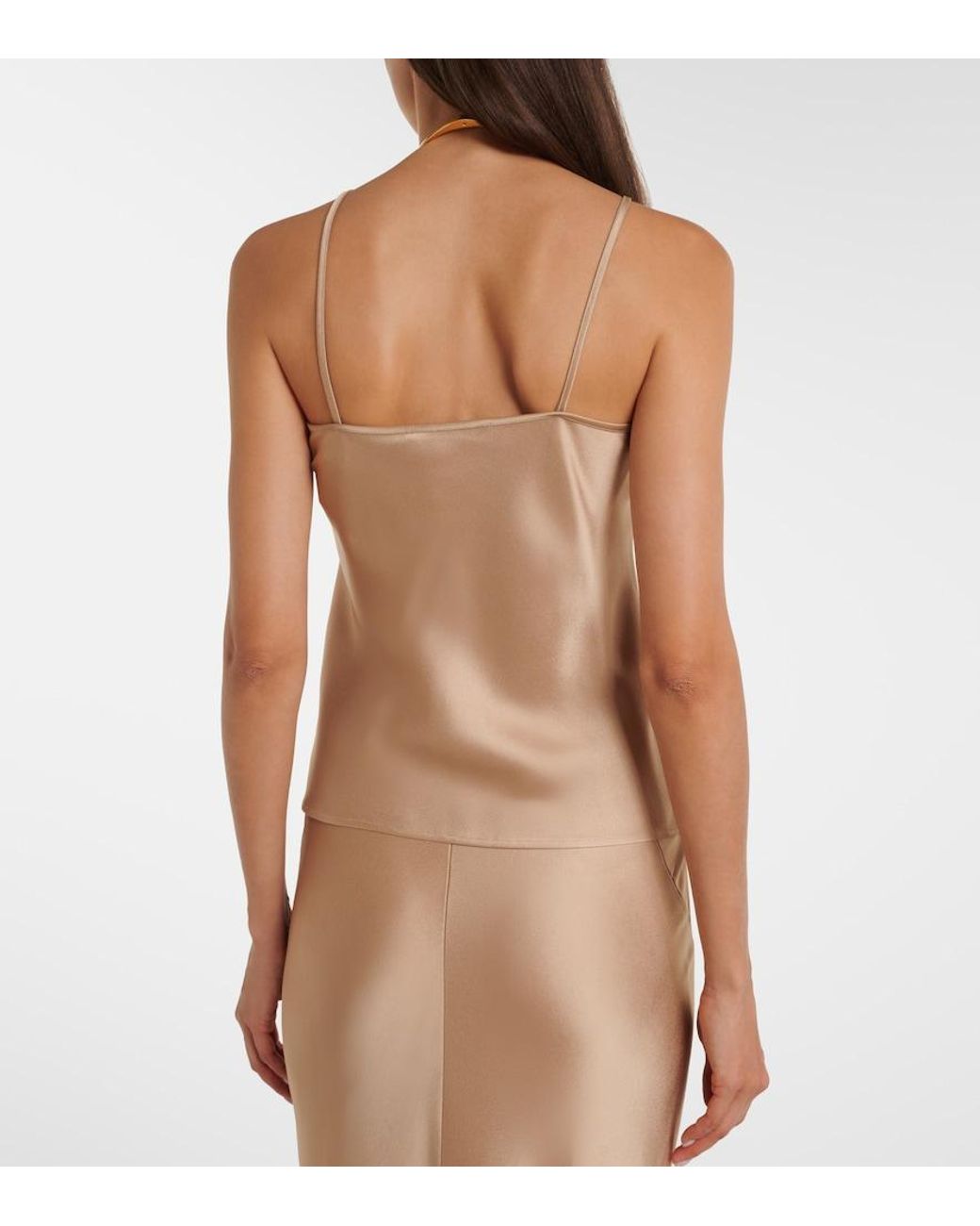 Max Mara Natural Satin Camisole