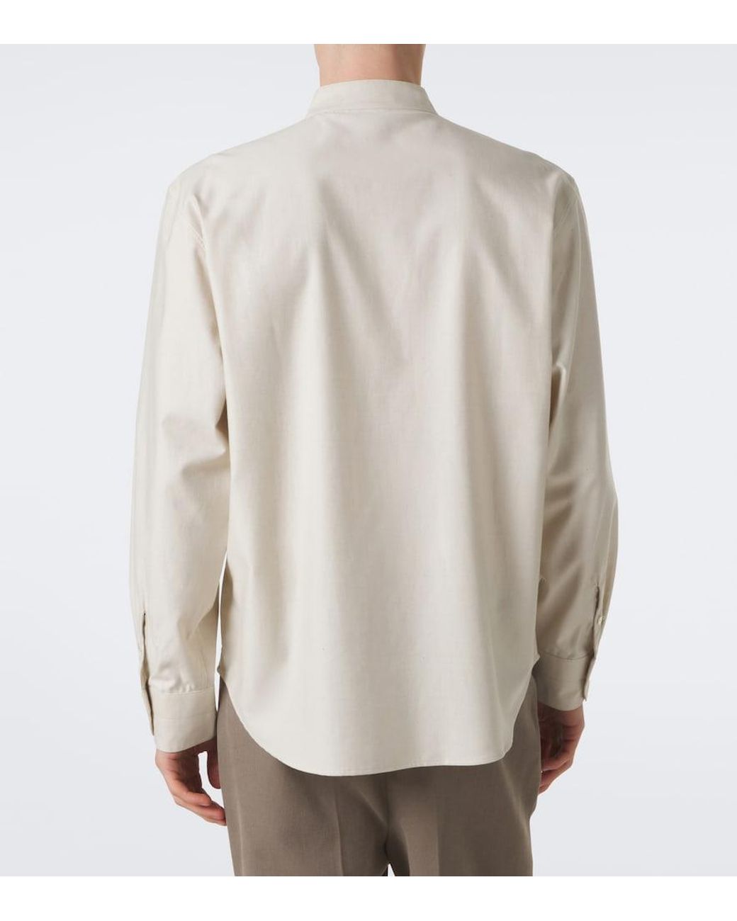 STÒFFA White Cotton Shirt for men