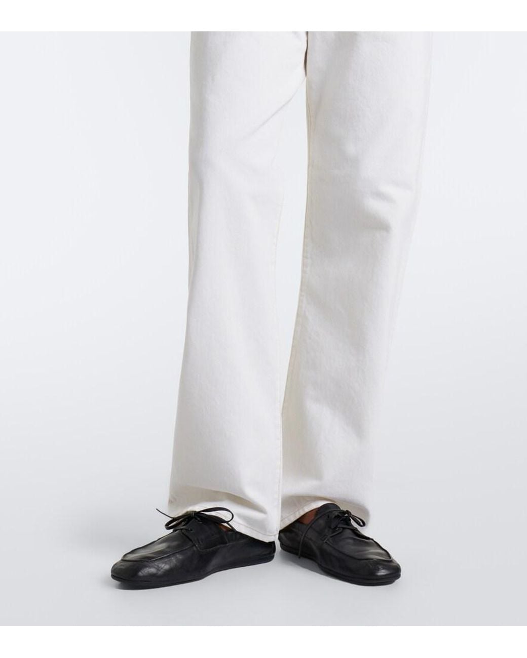 Prada White Straight Jeans