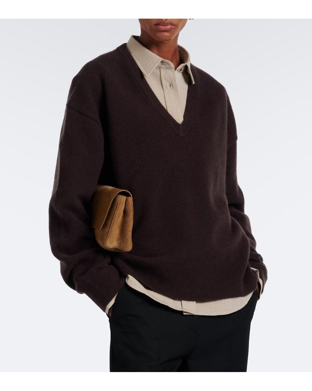 Extreme Cashmere Black N°457 Jack Cashmere-Blend Sweater