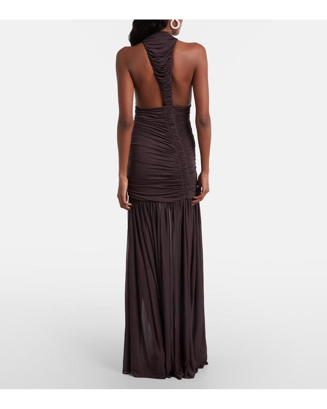 Christopher Esber Purple Orion Maxi Dress