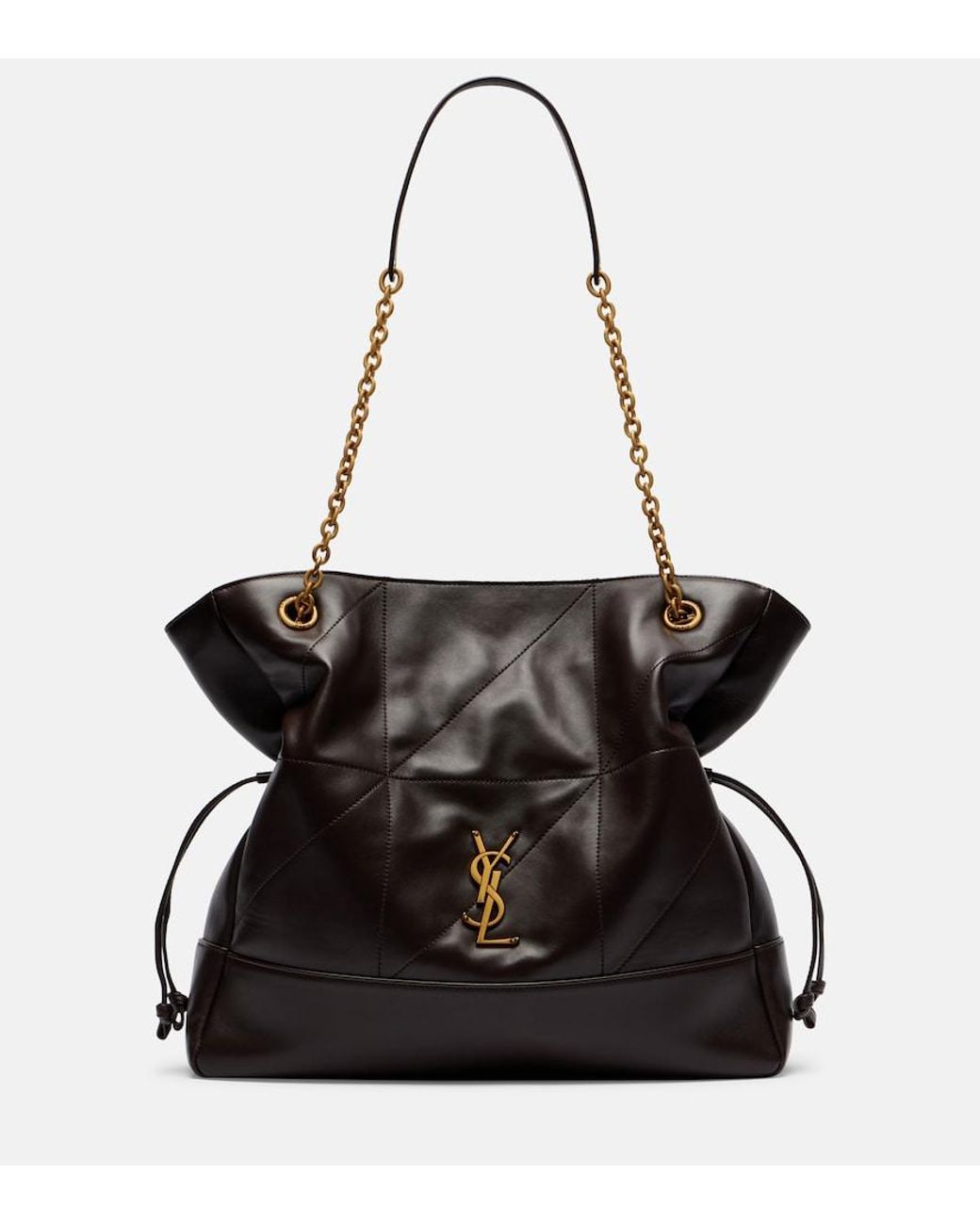 Saint Laurent Black Jamie Medium Leather Tote Bag