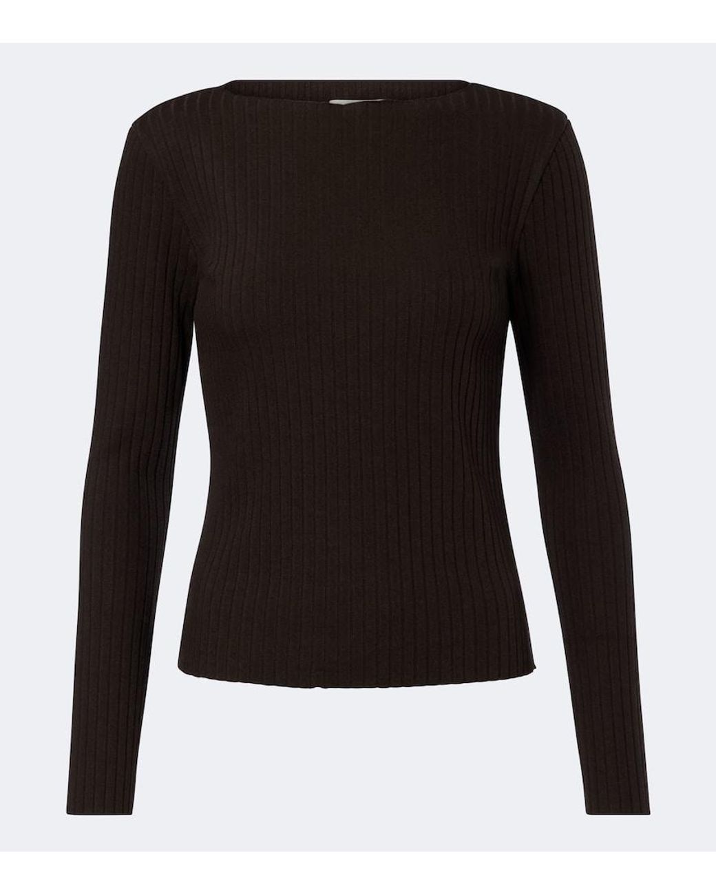 Pullover A Coste di Vince in Black