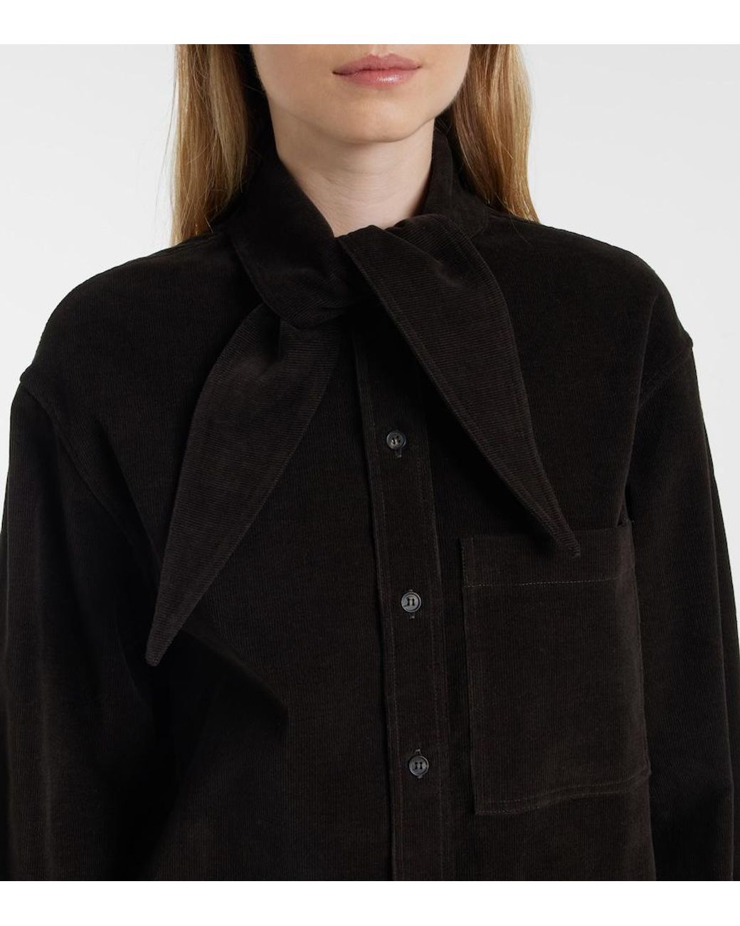Ferragamo Black Cotton Shirt