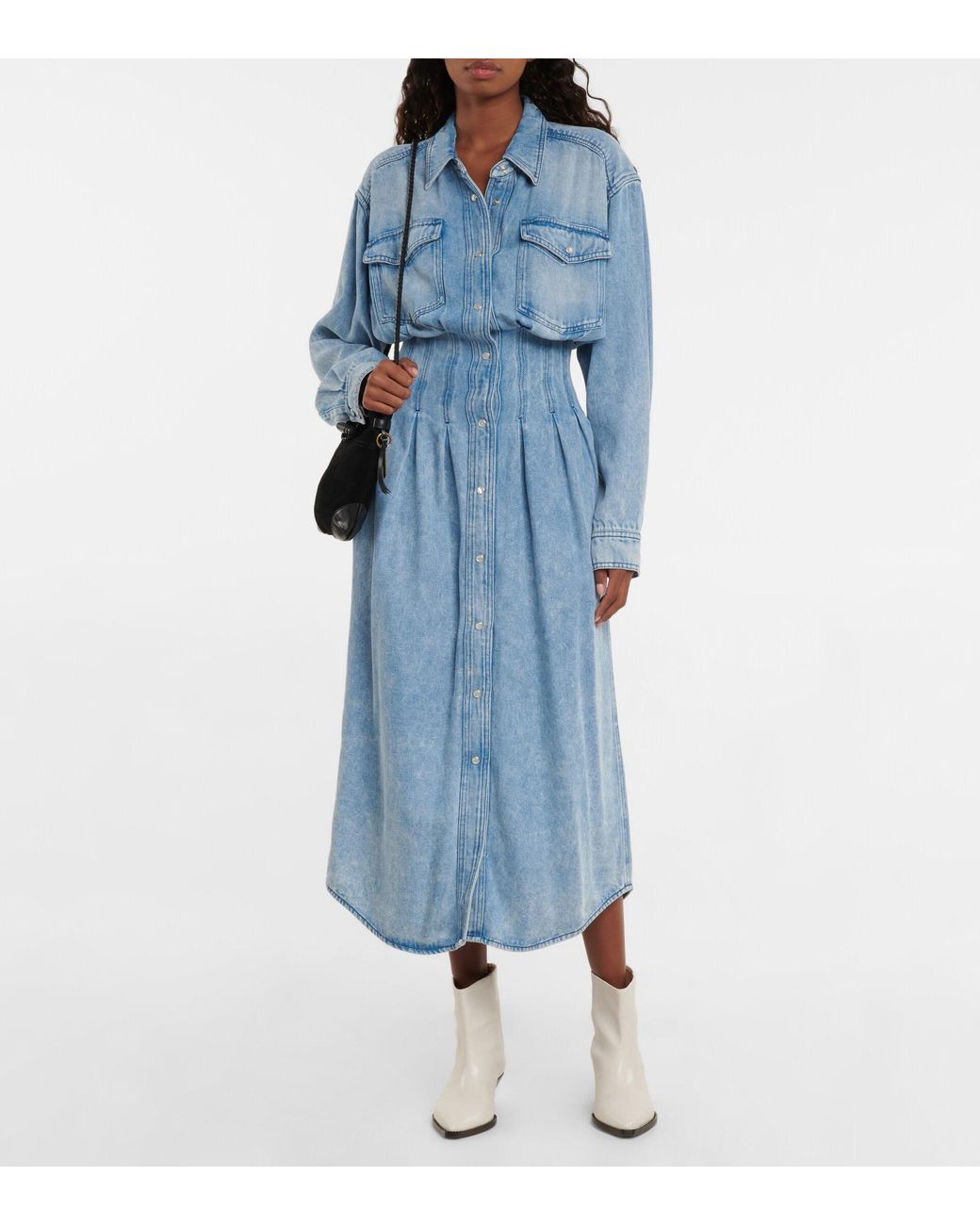 etoile isabel marant denim dress Marant toile