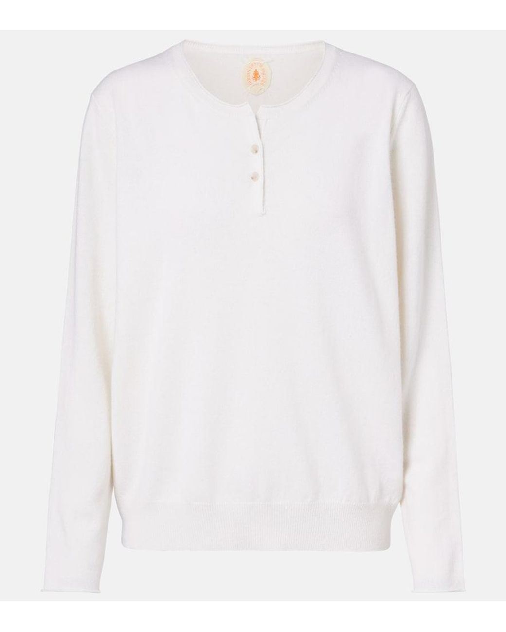 Jardin Des Orangers White Cashmere Sweater