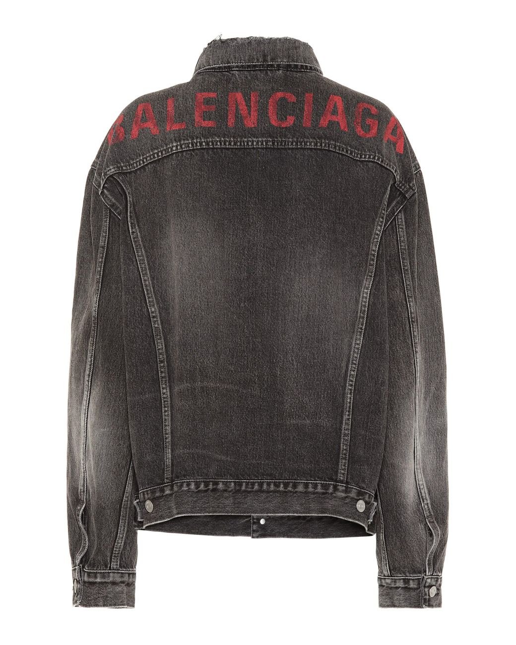 balenciaga large logo jacket