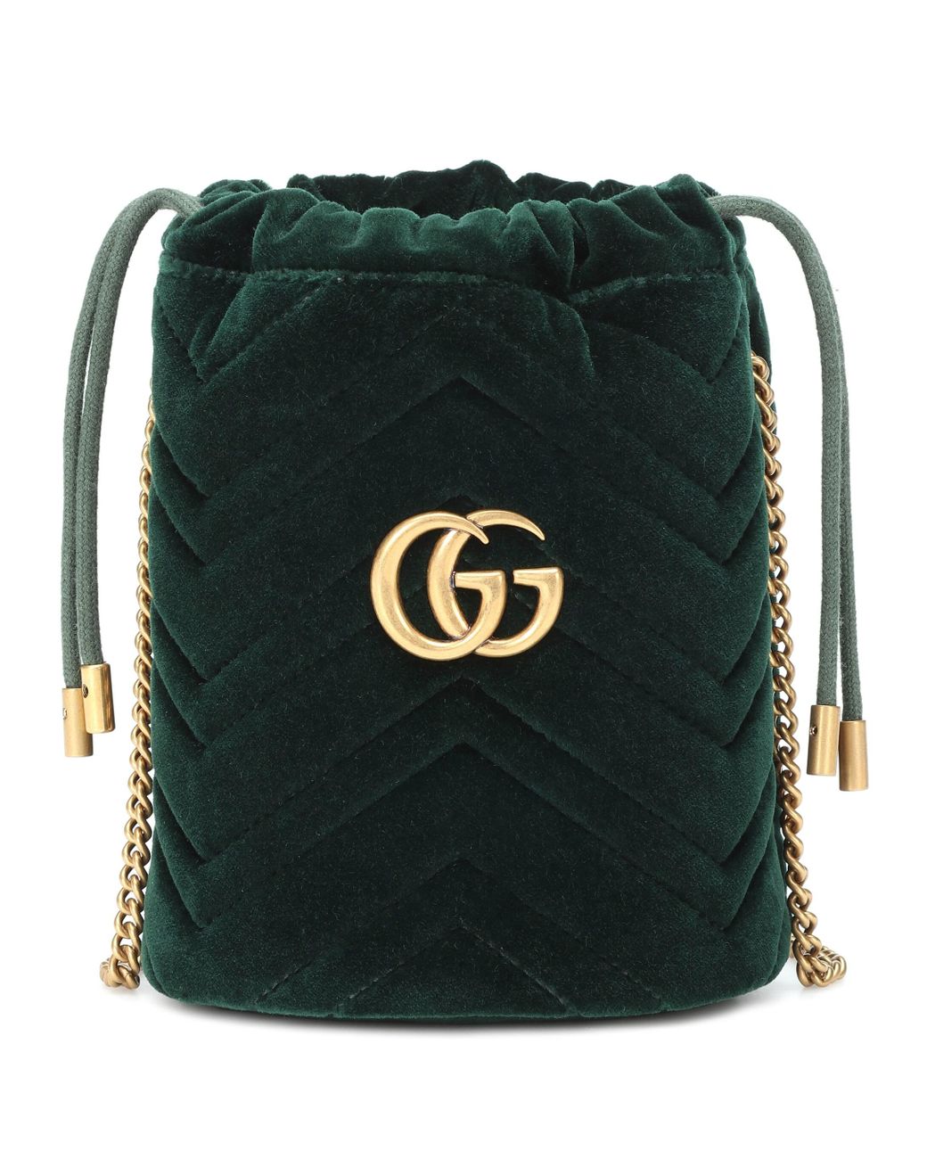 gucci marmont green velvet