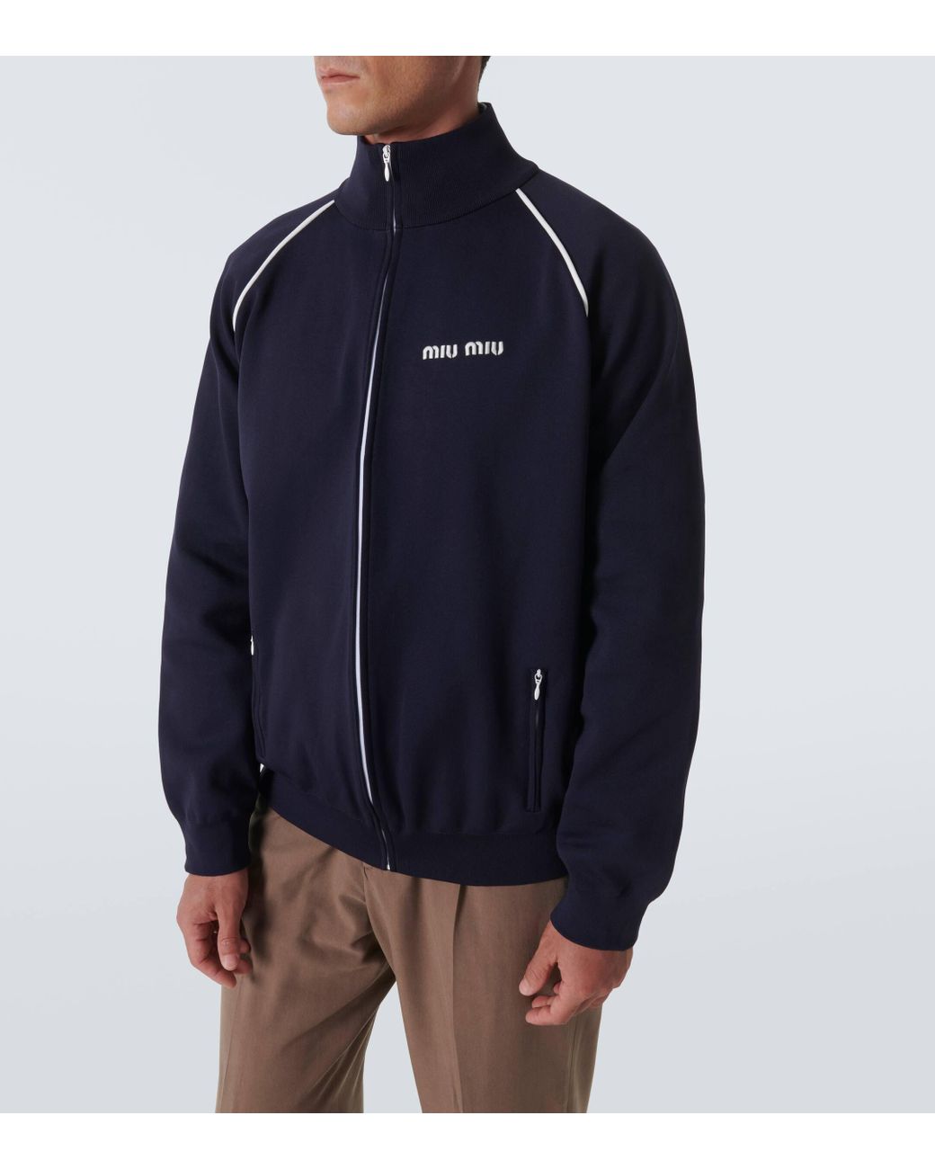 IMIM アイム Warp Logo Track Jacket - BLUE