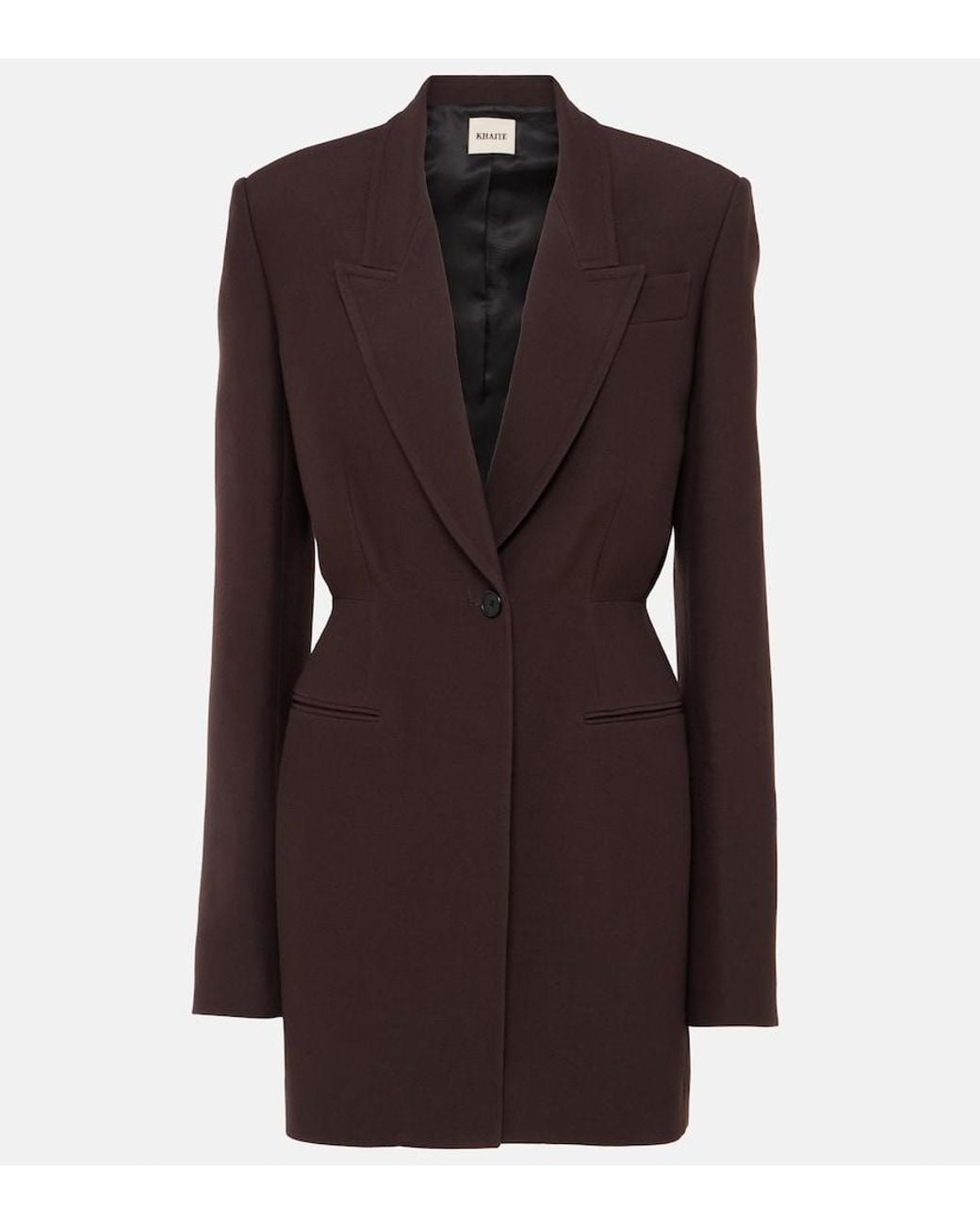 Khaite Brown Beckett Blazer