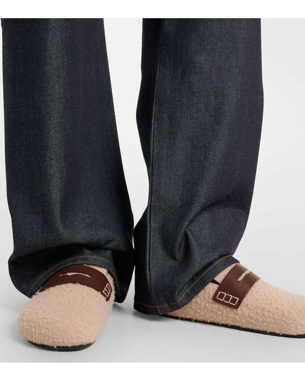 J.W. Anderson Pink Felt Mules